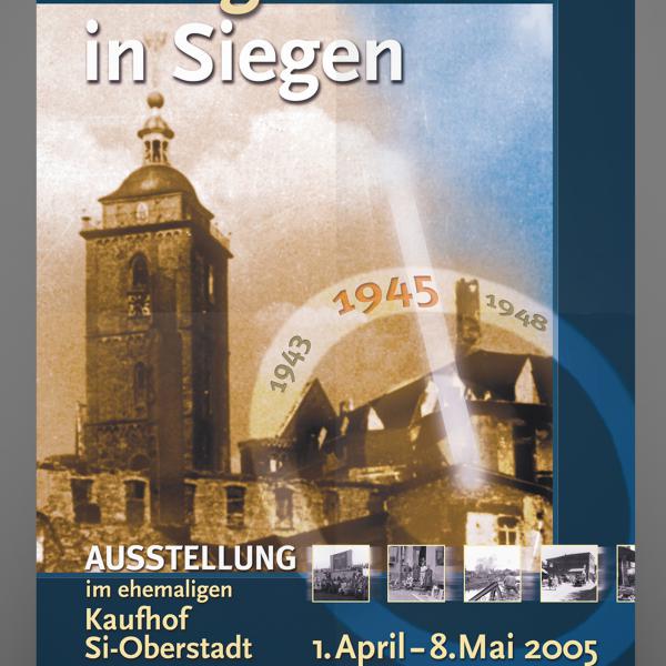 Plakat Kriegsende in Siegen