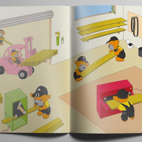 Ausmalbuch Klingspor 2 (mit Musterfärbung)