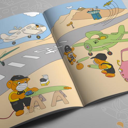 Ausmalbuch Klingspor 4 (mit Musterfärbung)