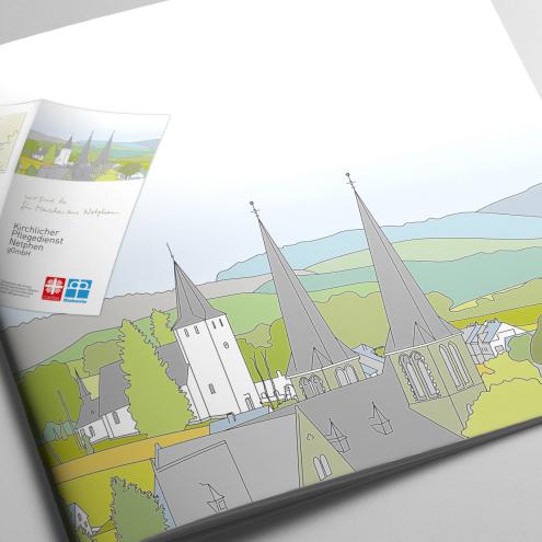 Broschürencover Pflegedienst Netphen
