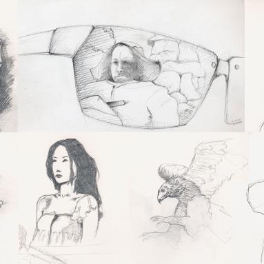 skizzen an der ardeche